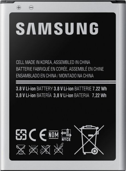 Аккумулятор (батарейный блок) для фотокамеры Samsung EB-B500AEBE для Galaxy S 4 mini