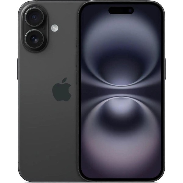 Мобильный телефон Apple iPhone 16 2024 iOS /128 Гб черный MYE73HN/A