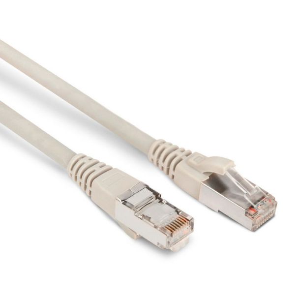 Патч-корд HyperLine PC-LPM-STP-RJ45-RJ45-C6-1.5M-LSZH-GY 1,5 м, серый