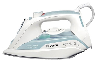 Утюг Bosch TDA502811S 2800 Вт белый/голубой